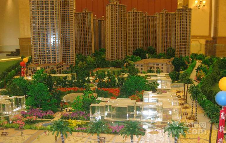 瀚林御景沙盘实景图