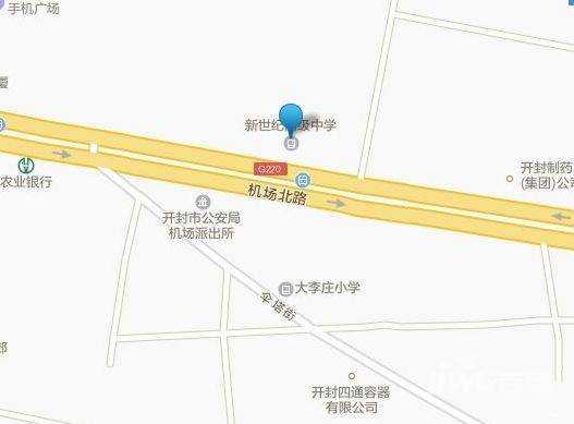 中国开封昌升国际商贸城位置交通图