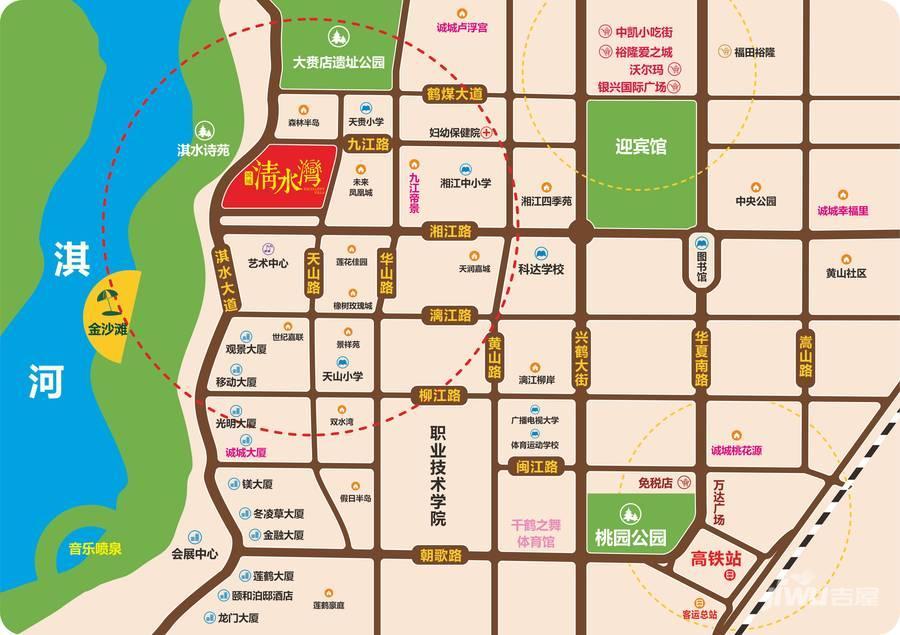 誠城·清水灣位置交通圖