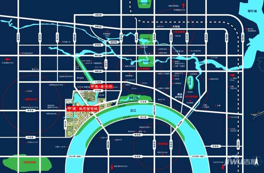 中建生态智慧城位置交通图