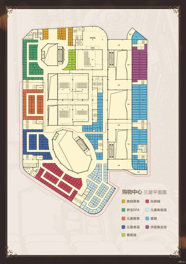 银河奥特莱斯购物中心1-三层