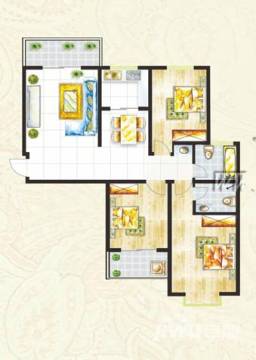 平顶山建工盛世华庭户型图-房型图-平面图-吉屋网