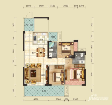 惠州云峰户型图-房型图-平面图-吉屋网