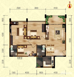 肇庆君安峰景湾户型图-房型图-平面图-吉屋网