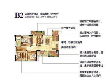 南充恒大中航城户型图-房型图-平面图-吉屋网