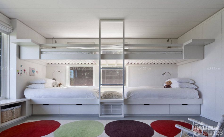 小户型组合家具双层床装修效果图   较后,希望上面列举的双层床设计