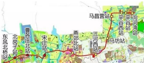 北京地铁平谷线是怎么规划的