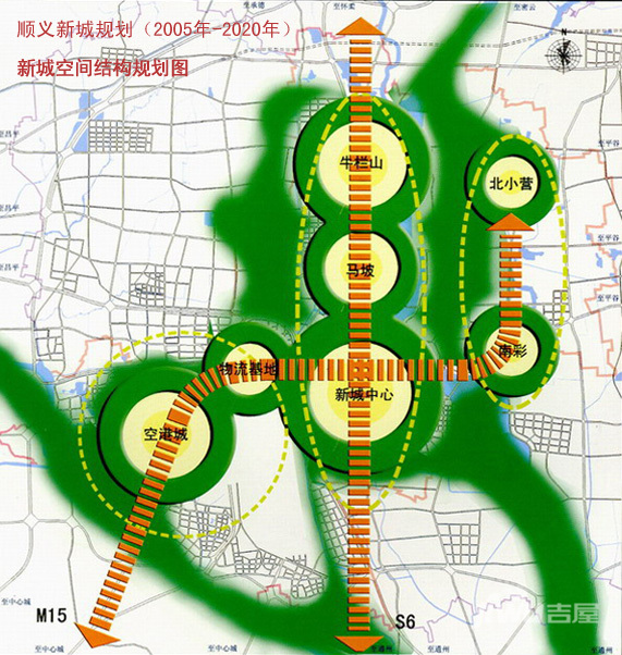 顺义新城规划图是怎样的