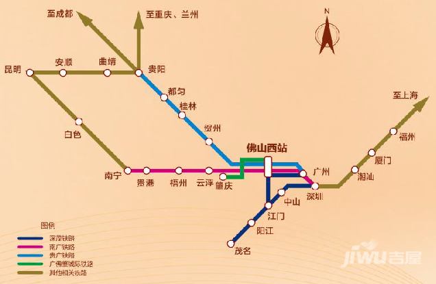 2017佛山西站*情况,佛山西站路网规划图