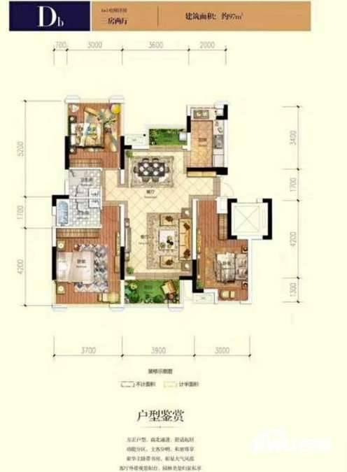 定位:     南充优质*生态公园住宅,南充洋房领导人 db户型  建筑面积