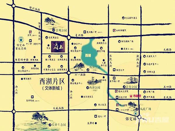 紧邻西部大规划发展中的体育新城和西湖公园,是保定市近两年及未来几