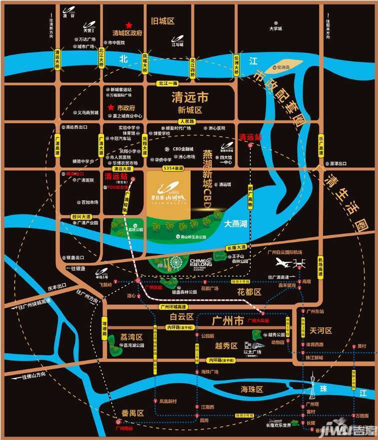 清远买房,为什么要选广清轻轨旁,燕湖新城配套的碧桂园山湖城?