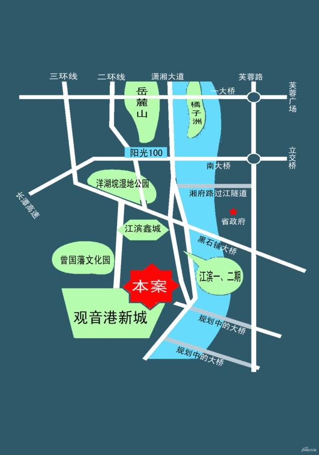 江滨家园位置交通图0