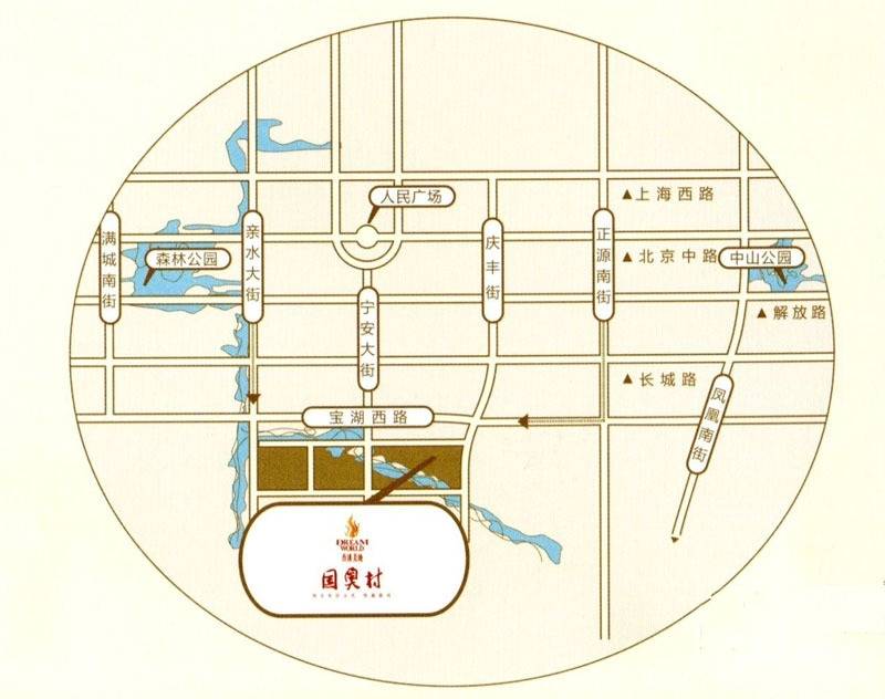 香溪美地国奥村位置交通图图片