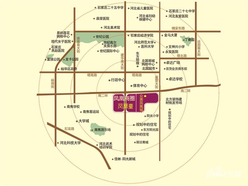 济宁凤凰台地图图片