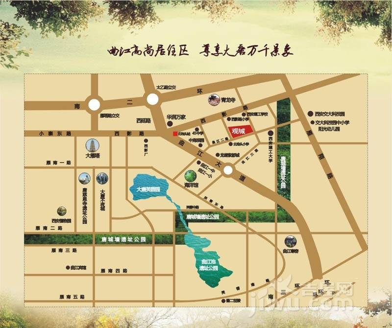 曲江上郡位置交通图