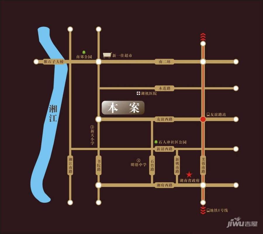 福晟克拉美丽山庄二期位置交通图