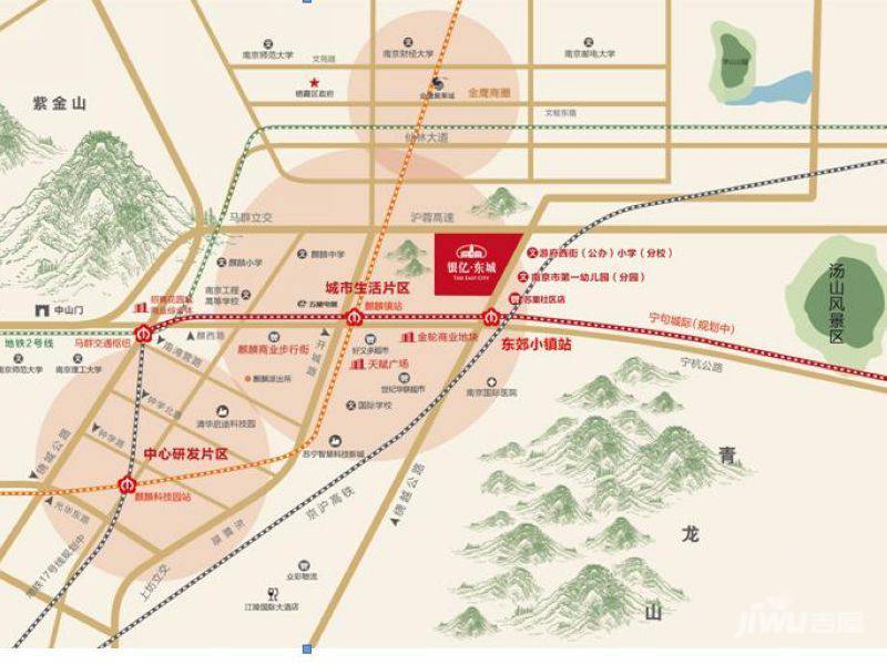 银亿东城位置交通图