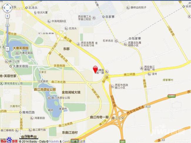 汉华城位置交通图图片
