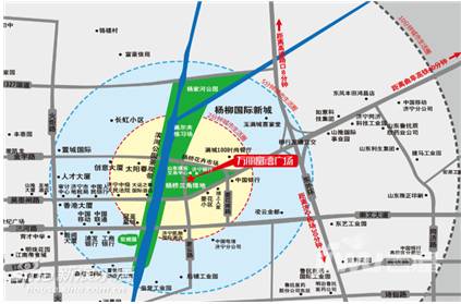 富宁商业广场位置交通图0