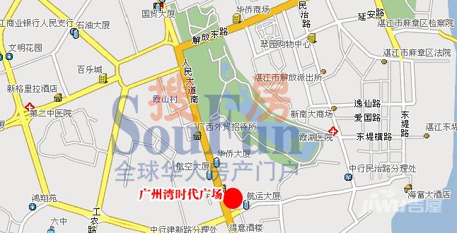 广州湾星汇广场位置交通图