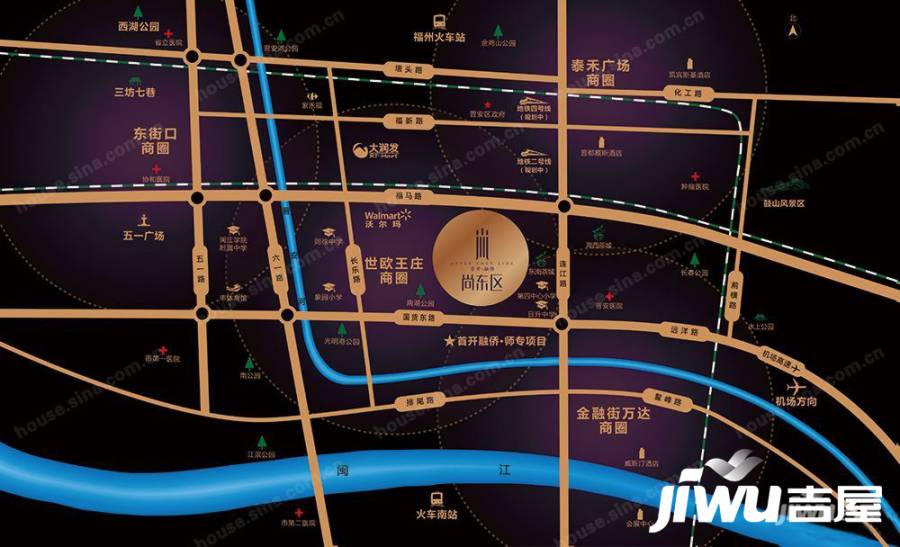 首开融侨尚东区位置交通图图片