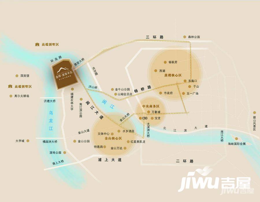 金辉淮安国际住区位置交通图2