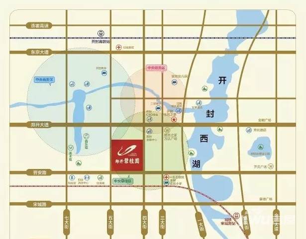 郑开碧桂园位置交通图