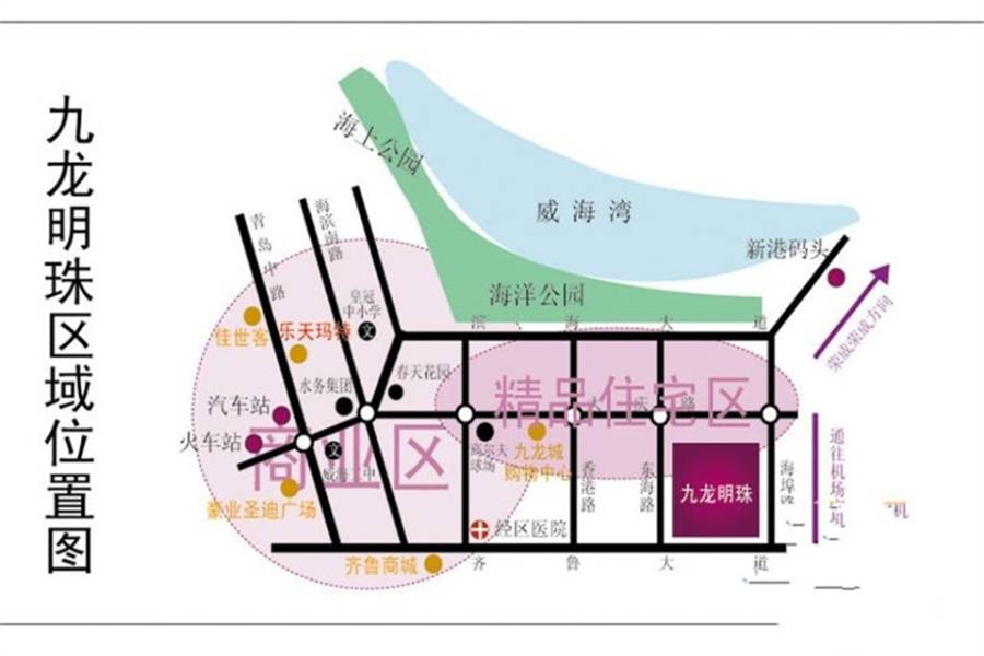 九龙明珠位置交通图图片