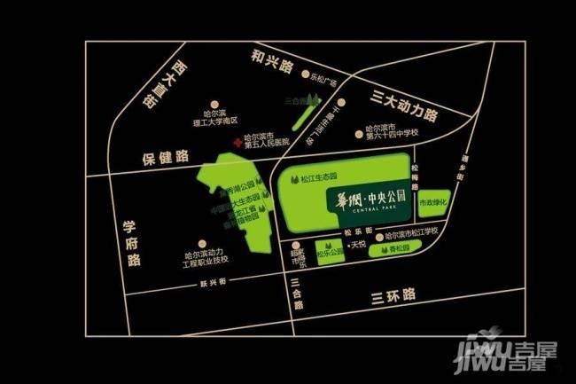 华润中央公园位置交通图