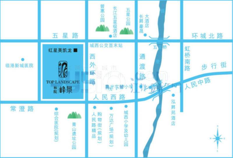 泓家汇生活广场位置交通图