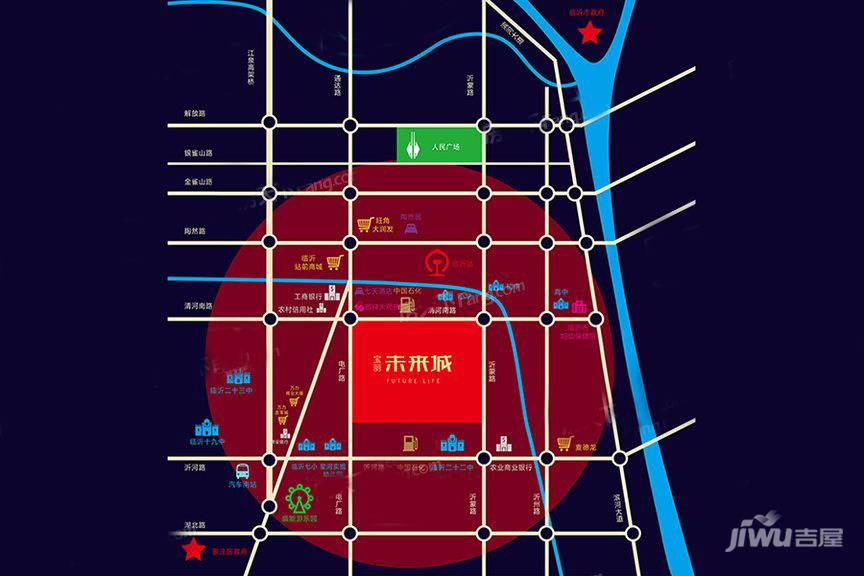 宝丽未来城位置交通图