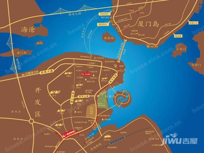 印华南滨豪庭位置交通图