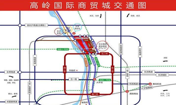 高岭国际商贸城位置交通图图片