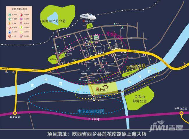 廊桥水城位置交通图图片