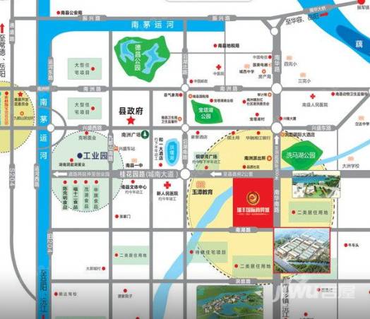 瑞丰国际商贸城位置交通图