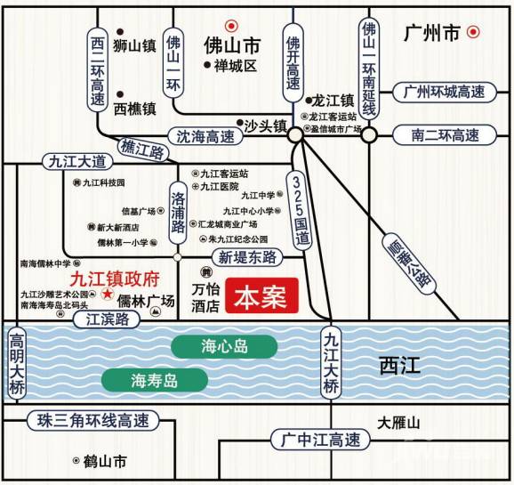 富力西江十号配套图图片