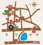 莲峰瑞景位置交通图