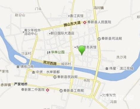 鑫福滨江世纪城位置交通图