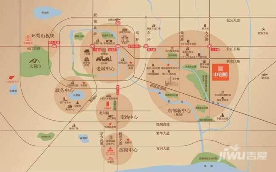 中海城位置交通图