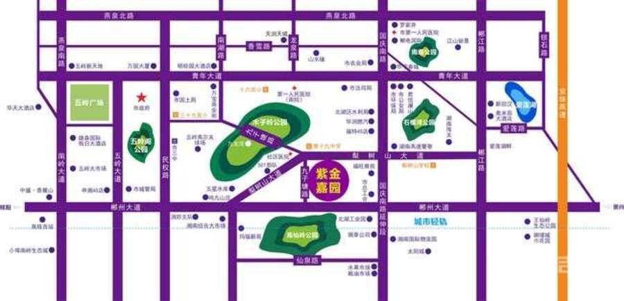 紫金嘉园位置交通图图片