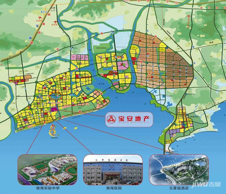 宝安江南城（品质别墅）位置交通图
