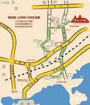碧桂园山河城位置交通图图片