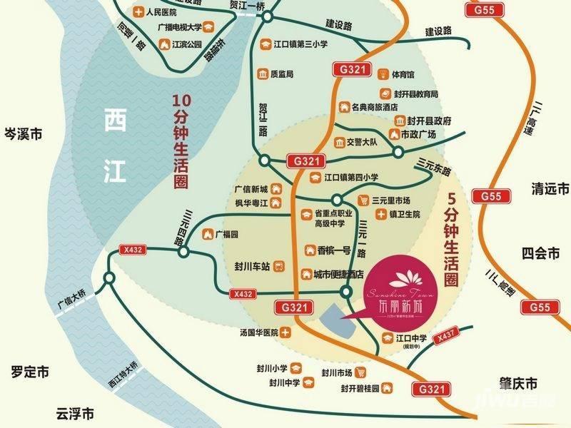 东丽新城位置交通图
