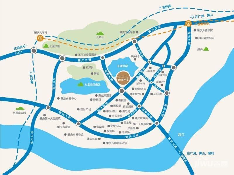信荣海逸半岛别墅位置交通图