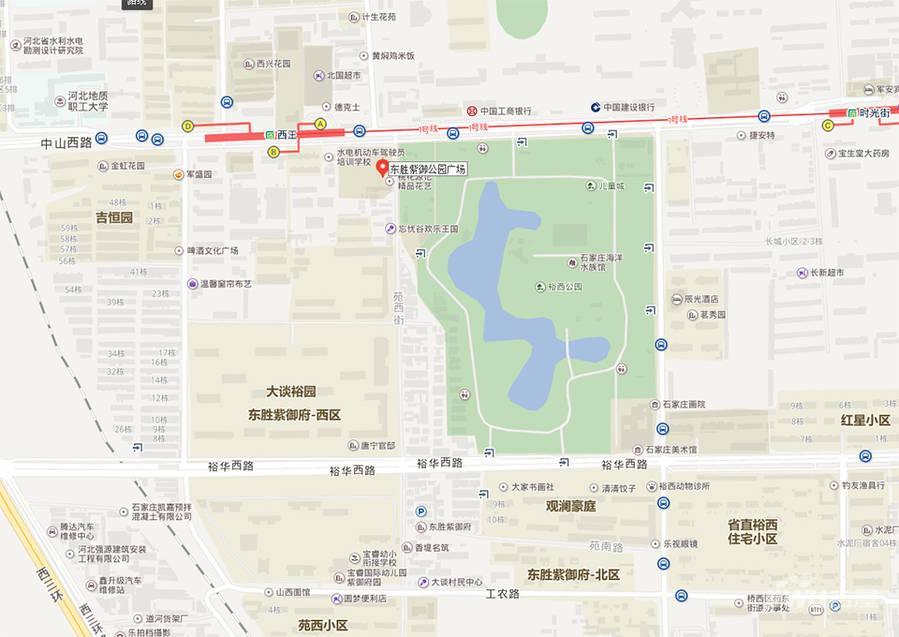 东胜紫御公园广场位置交通图图片