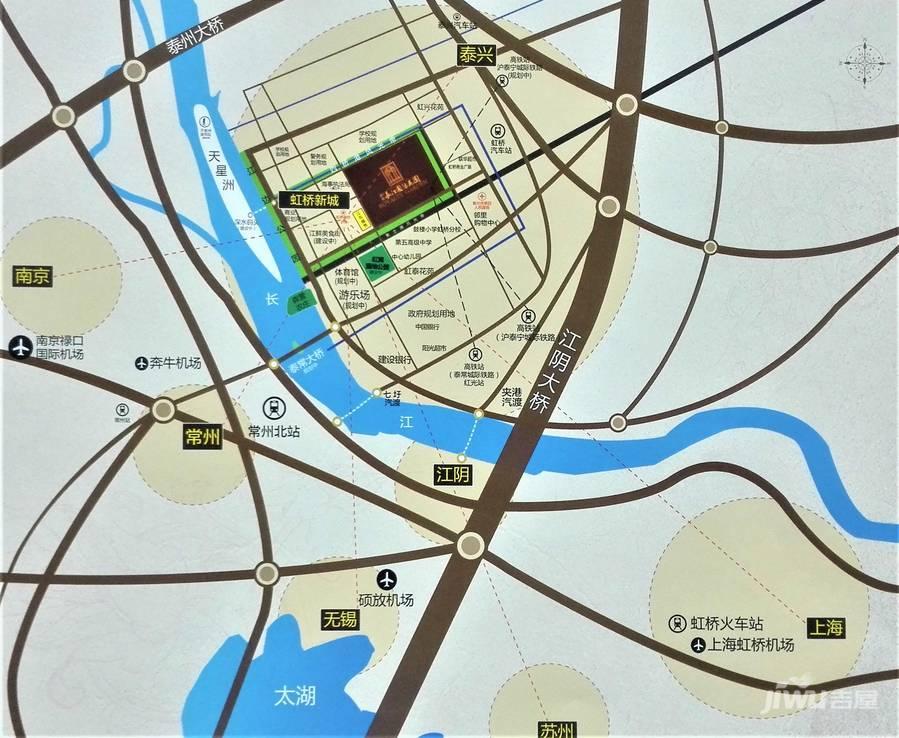 长江国际花园位置交通图