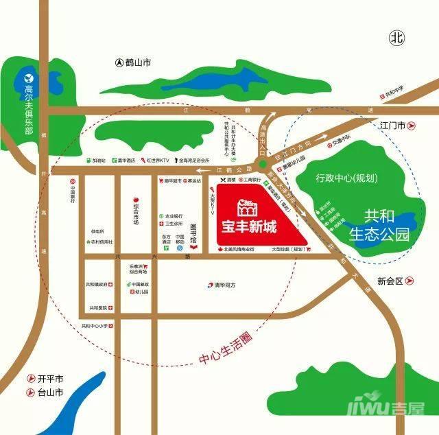 宝丰新城位置交通图