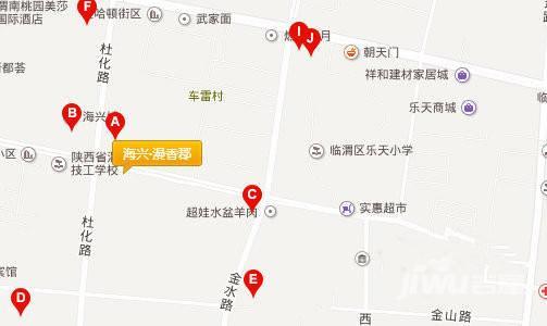 海兴漫香郡位置交通图