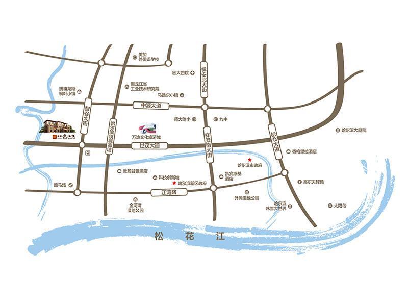 泰豪熙江悦位置交通图图片